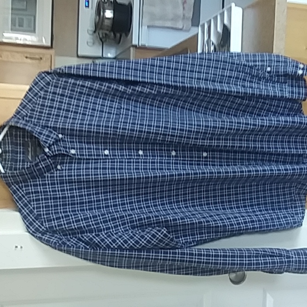 Eddie Bauer Long sleeve plaid men's shirt